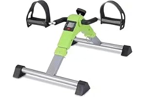 Yinxiufa フィットネスバイク 足漕ぎペダル 自転車こぎ器 小型フィットネスバイク 自宅用 トレーニングマシン 静音 折りたたみ可能 エアロバイク スピンバイク ミニスピンバイク 運動不足解消 お年寄り 自宅用 脚用トレーニングマシン プレゼント