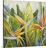 Patricia Pintoプレミアムシックラップキャンバス壁アート印刷題名Bird of Paradise I 36" x 36" 1909142_24_36x36_none