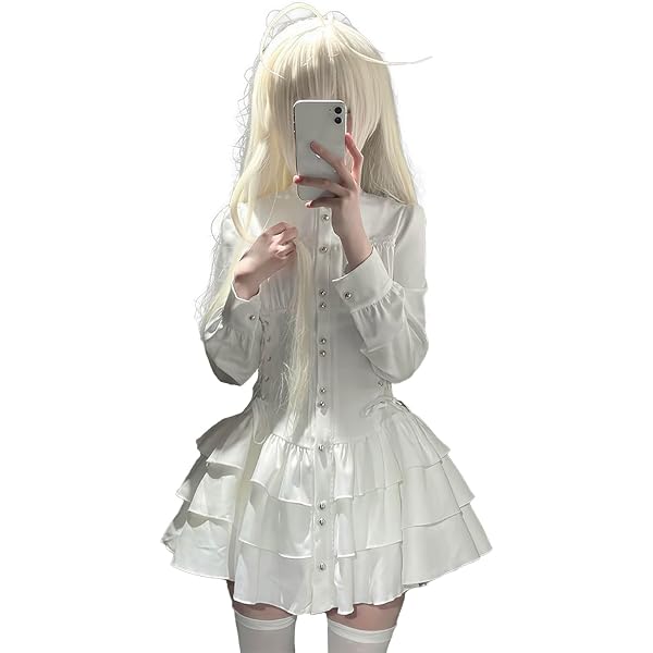 Amazon.co.jp: [XHSUKADO] パンク系 ワンピース レディース