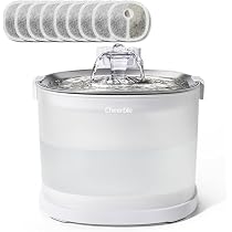 Cheerble 猫 水飲み器 猫給水器 ポンプレス磁力給水 コードレス 2L 61djFf62i5L._AC_UL210_SR210,