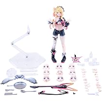Amazon | 次元具象[EXSSRION] 魔音天使 星川ネコ [黄色髪ver.] 1/12
