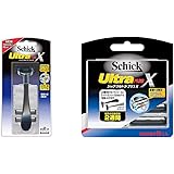 Schick(シック) シック(Schick) ウルトラ プラス X ホルダー(替刃2コ付)・ 替刃9コ入 セット 2枚刃 カミソリ スキンガード