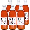 国産・無添加 人参ジュース 1L×6本 トロッと濃厚フルーティー 化学合成の農薬・肥料不使用