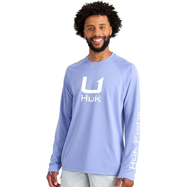 Amazon.co.jp: HUK Men's Standard Icon X Hoodie | Fishing Shirt