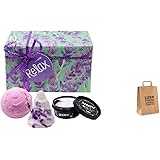 (ラッシュ) LUSH リラックス Relax ギフトセット ショップバッグ付き 入浴剤 ボディローション セット