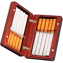 シガレットディスペンサー★ビンテージ★煙草入れ★人形★バレルマン★ジョーク LAST Drip Designs 本革 タバコケース ロング用 煙草ケース