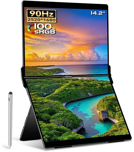 EWEI 16インチ QLED デュアルディスプレイ 非光沢 Amazon.co.jp: EHOMEWEI デュアルモニター 16インチ QLED 2.5K
