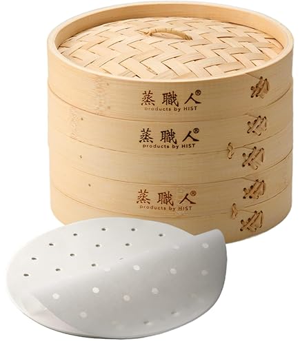 Amazon｜池匠 ひのき中華セイロ27cm(身1・蓋1)＋IH対応セイロ用