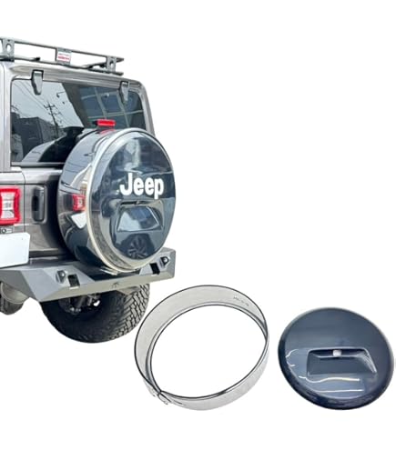 Amazon | Mopar 82215444AB ラングラー ロゴ 布製スペアタイヤカバー