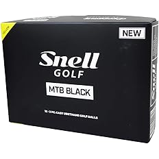 Amazon スネルゴルフ Snell Golf ゴルフボール Mtb Black ゴルフボール 1ダース 12球入 イエロー スネル ゴルフ Snell Golf ゴルフボール