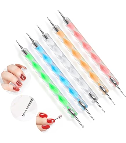 Amazon.co.jp: DAEETYL(ゆう) ドットペン 5本セット ネイルアートペン