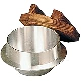 砺波商店(Tonamishouten) ご飯釜 手軽に作れる 釜飯 1合用 木蓋 付き 日本製 アルミ製 アウトドア キャンプ 直火OK 塗りなおし可能