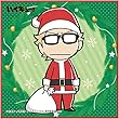 ハイキュー!! 月島蛍 クリスマス マイクロファイバーミニタオル