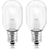 DiCUNO LED電球 E12口金 1W ナツメ球 6W相当 電球色 2700K 常夜灯 装飾電球 クリア AC100V 広配光 T型タイプ 調光非対応 省エネ PSE認証済み 2個入