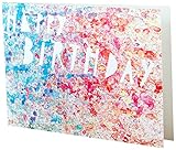 Yellow Owl Workshop PAINT SPLATTER HAPPY BIRTHDAY　カード