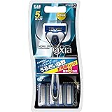 貝印 KAI RAZOR axia(カイ レザー アクシア) 5枚刃カミソリ コンボパック 5P