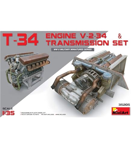 Amazon | モンモデル 1/35 ロシア V-84 戦車エンジン プラモデル