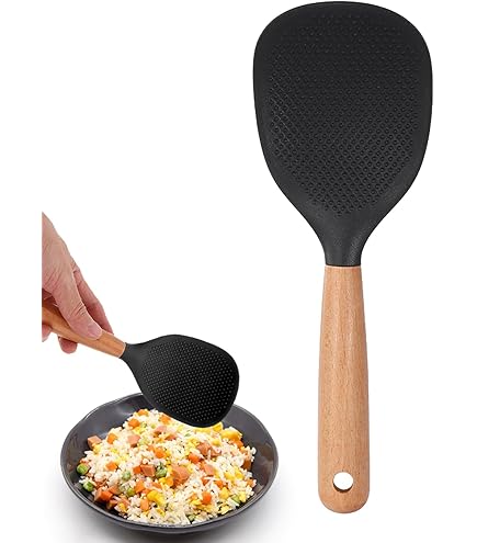 Amazon | 18-8オールステンレスしゃもじ ヘラ型 [ 全長:1200 x ヘッド