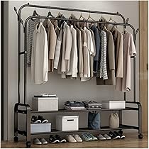 Amazon｜LLLD 業務用ハンガーラック ストロンガー パイプ