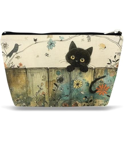 Amazon.co.jp: セラミック藍,ポーチ 猫3兄弟 三匹 13600, 20×マチ5