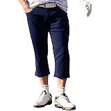 Amazon エムシー ゴルフウェア メンズ クロップドパンツ ゴルフパンツ ストレッチ ハーフパンツ チノパン 無地 7分丈 ショートパンツ 春夏 アウトドア ショート ハーフパンツ 通販