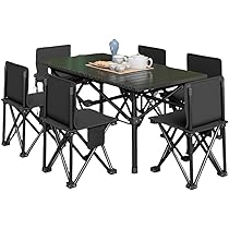 アウトドア テーブル チェアセット キャンプ テーブル 7点セット 折りたたみ アウトドア 折りたたみテーブルセット 簡単組立 コンパクト