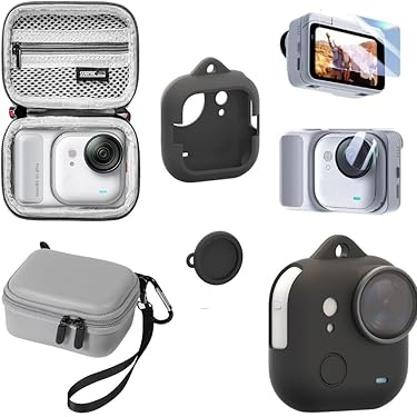 カメラアクセサリー アクションカメラフレームケース カメラ撮影アクセサリー(黒) Insta360 X4用フレームケース縦撮り用アクションカメラ