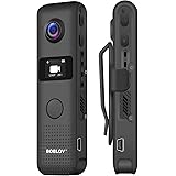 BOBLOV C18 WiFi Small Body Camera, 32GB Outdoor Body Camera, 1296P Mini Camera Body Worn Camera with OLED Screen 3.5 Hours 10