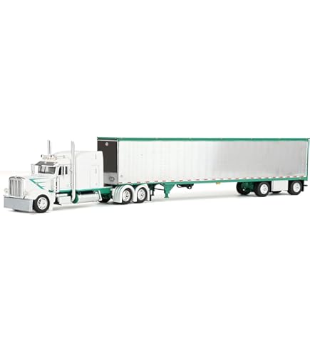 Amazon | DCP 1/64 ブラック グレー & レッド Peterbilt 389 w/Tri