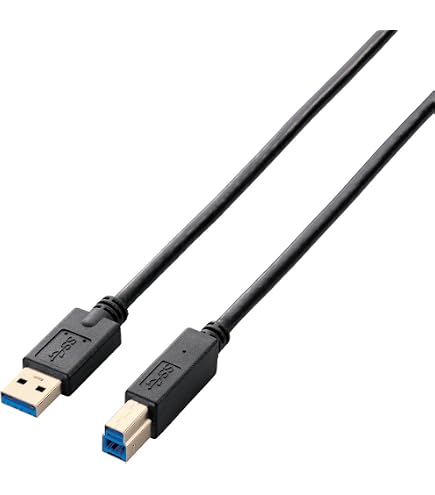 Amazon.co.jp: エレコム USBケーブル 【B】 USB3.0 (USB A オス to USB