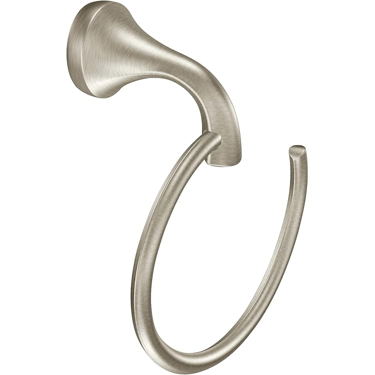 moen eva robe hook brushed nickel
