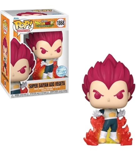 Funko Pop! Dragon Ball Z: Blue Chrome Vegeta Super Saiyan