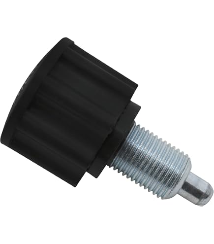 2 Pezzi Perni Di Bloccaggio M18 Con Molla Per Cyclette, Manopole Regolazione In Plastica, Diametro Impugnatura 55 Mm, Ricambio Attrezzatura Fitness - 5