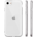 Highend berry iPhone SE3 SE2 SE スマホケース クリア ケース 第3世代 第2世代 iPhone8 iPhone7 耐衝撃 TPU ソフトケース カメラレンズ保護 耐衝撃 透明 落下防止 ストラップホール付き
