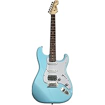 Amazon | Kaalena KA-ST-SSH Sonic Blue エレキギター カーレナ