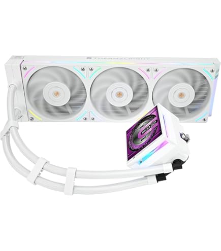 Amazon.co.jp: Thermalright CORE Vision 360 ホワイト ARGB CPU AIO