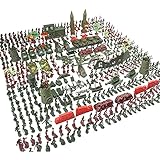 KJOET ミニカー 戦車コレクション ミリタリーグッズセット プラスチックミリタリーモデル 戦車 おもちゃ アーミーメンアクションフィギュア アーミーソルジャービックバケツ 軍用品 おもちゃ 兵隊 兵士 フィギュア プレイセット