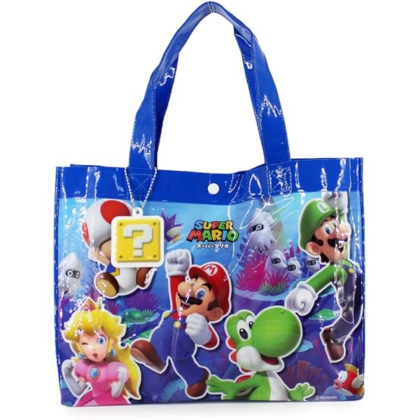 Amazon.co.jp: スーパーマリオ マリオ プールバッグ ビニール