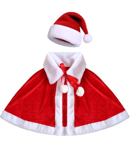 Amazon.co.jp: Ymgot クリスマス マント サンタ コスプレ キッズ 大人