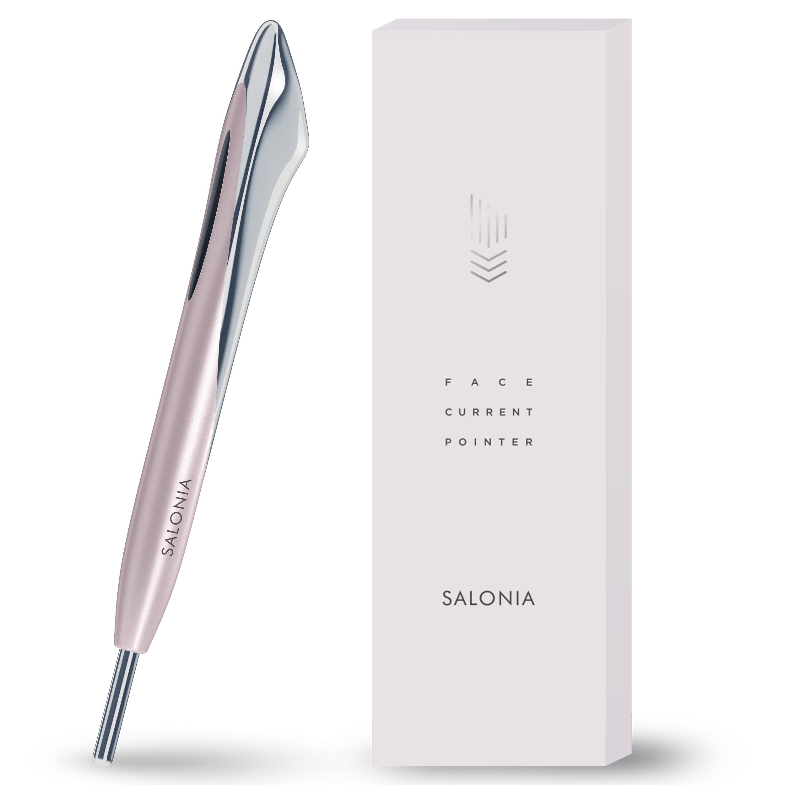 SALONIA サロニア ペン型美顔器 フェイスカレントポインター ピンク 【Amazon.co.jp限定】 | SAL26325PK,リフトケア,カッサ,マイクロカレント