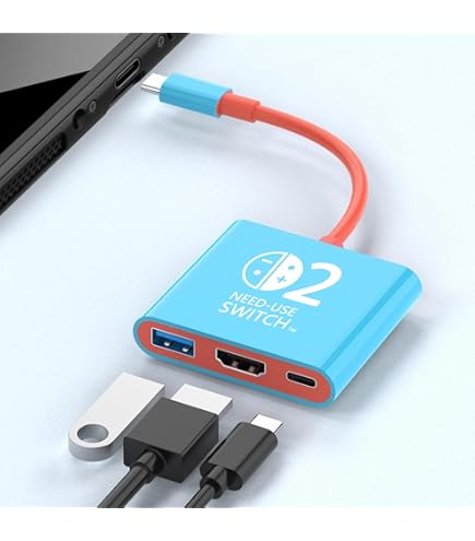 Amazon.co.jp: 【2025年新登場】For Switch 2 ドック テレビ接続出力