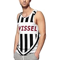 Amazon.co.jp: ヴィッセル神戸 メンズ タンクトップ Tシャツ