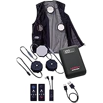 [村上被服] ペルチェベスト セット P8882+P339 HOOH 快適ウェア Amazon.co.jp: 村上被服 HOOH 2025年 ペルチェベストセット 八角形