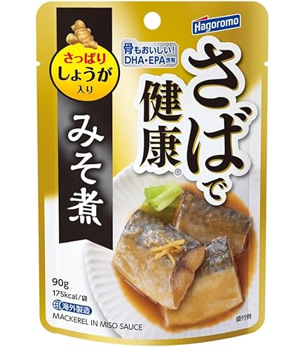 Amazon | はごろも いわしで健康 ごまみそ煮 (パウチ) 90g (1597)×12個