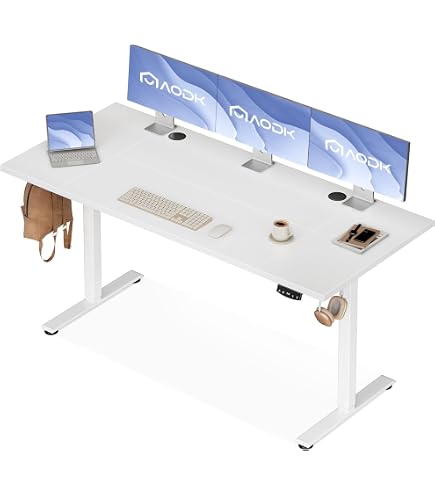 Amazon | 電動昇降デスク 幅 160× 奥行 80cm メモリー機能搭載 障害物