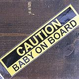 Baby in car YE コーション Baby セーフティ ステッカー