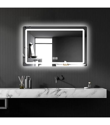 Amazon.co.jp: TOTO LED照明付鏡 【EL80014】 間接照明タイプ トイレ