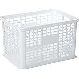 サンコープラスチック 収納ボックス ブライトコンテナー 幅45.4×奥32.6×高28cm BR-3 ホワイト