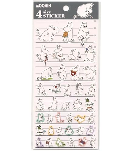 Amazon.co.jp: ムーミン[シールシート]4サイズステッカー 4SIZE
