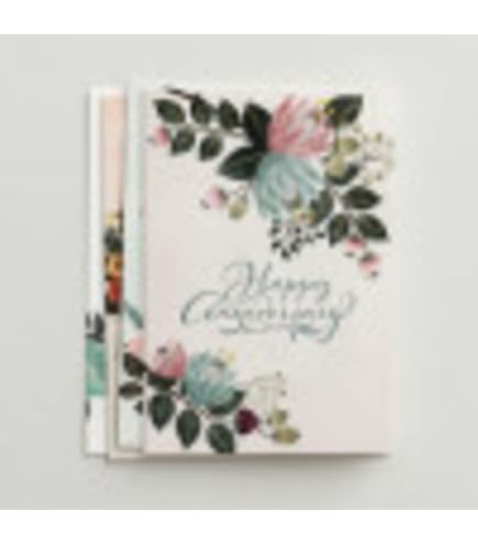 Jubiläumskarte Mit Igel-Design – „Happy Anniversary“ In Goldfolie, 16x16 Cm, Umweltfreundlich